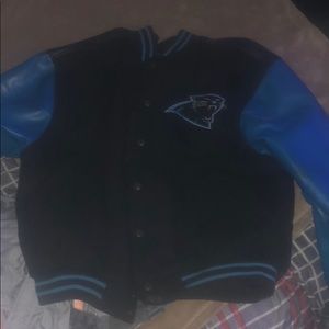 Vintage Leather Panthers Jacket